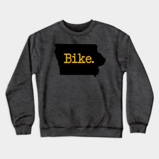 Iowa Bike IA Iowa Hawkeye Colors Crewneck Sweatshirt